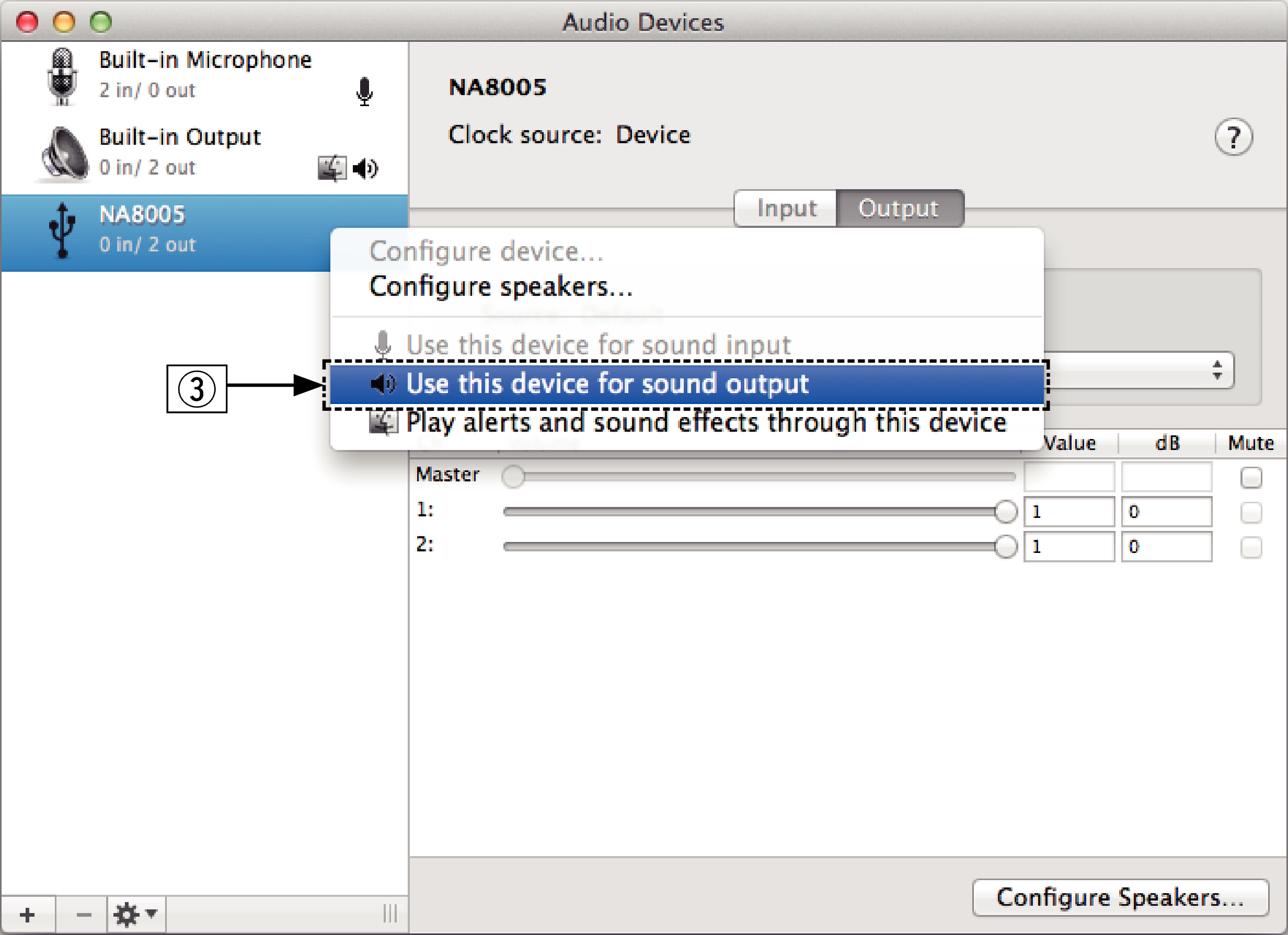 configure usb for mac